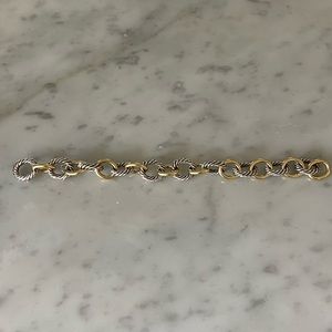 David Yurman Oval Link 18K gold bracelet